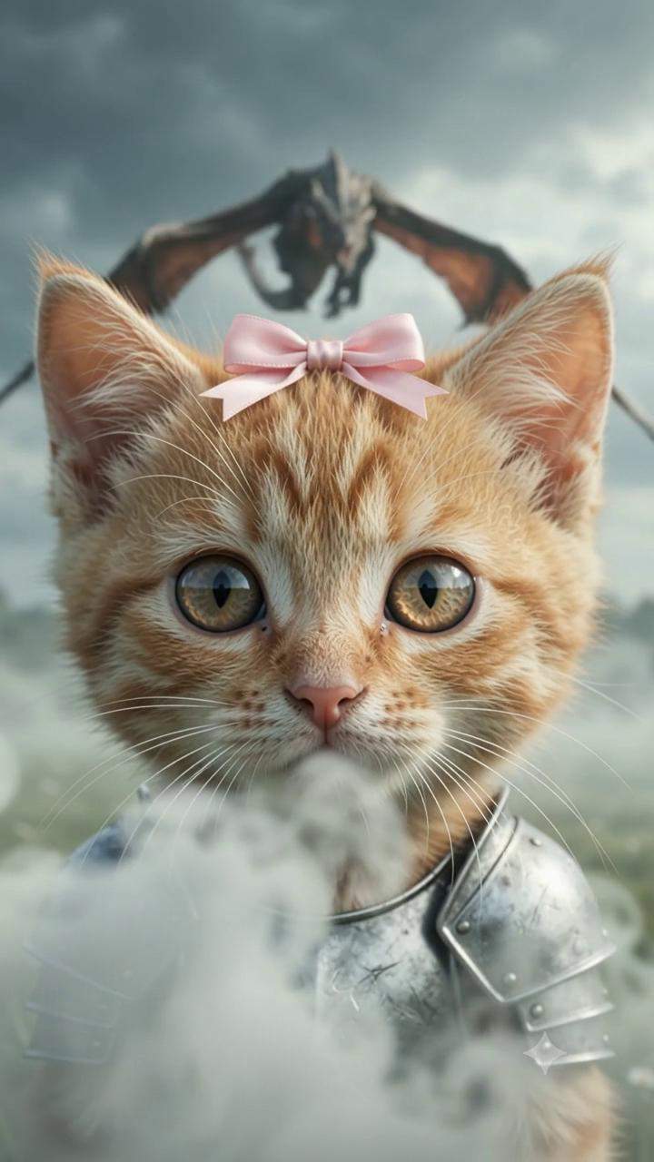 Tiny Armored Kitten's Impossible Bargain with a Cursed Dragon Reveals Ancient #Fantasy #Prophecy of Unfathomable Power.