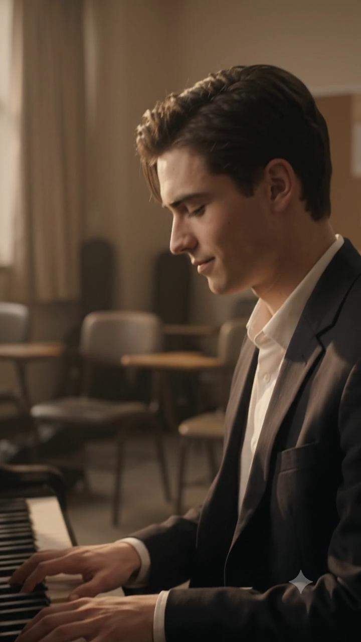 Silent Melody, Broken Heir: University Star's Secret Piano Exposed by Classmate, Threatening Everything.