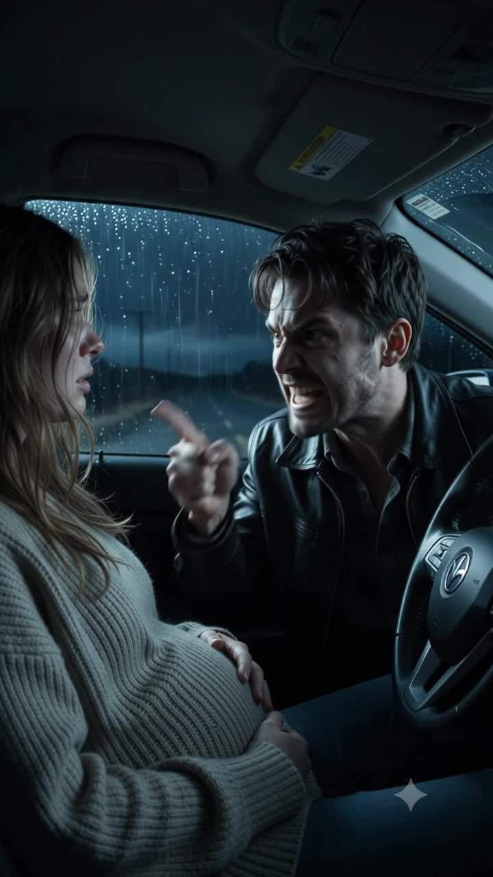 Abandoned Pregnant Wife: Cheating Husband's Cruel Ultimatum Revealed After Midnight Roadside Heartbreak.