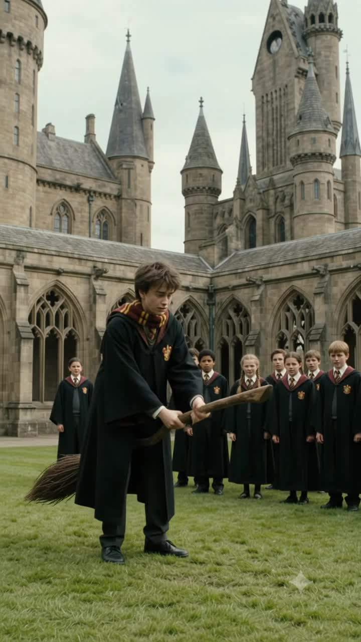 Hogwarts First-Year’s Terrifying Flying Lesson Unleashes Ancient Magic and Castle-Wide Chaos!