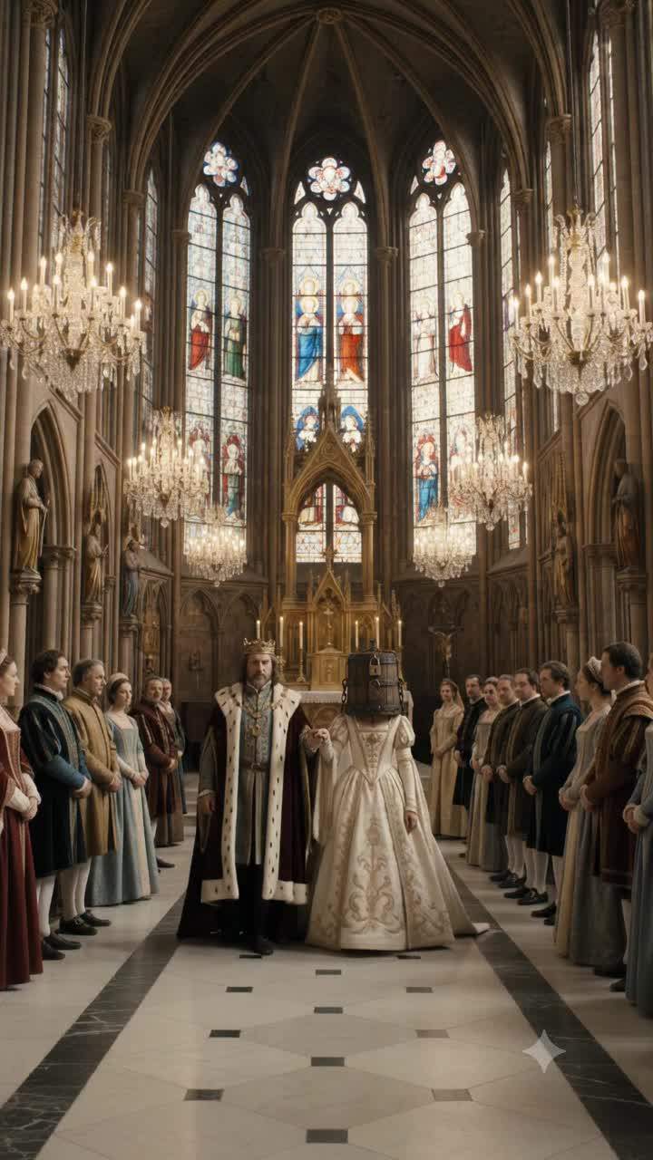 Shocking Royal Wedding: Groom Unveils Mysterious Bride, Then SCREAMS in Terror – Medieval Conspiracy Unmasked