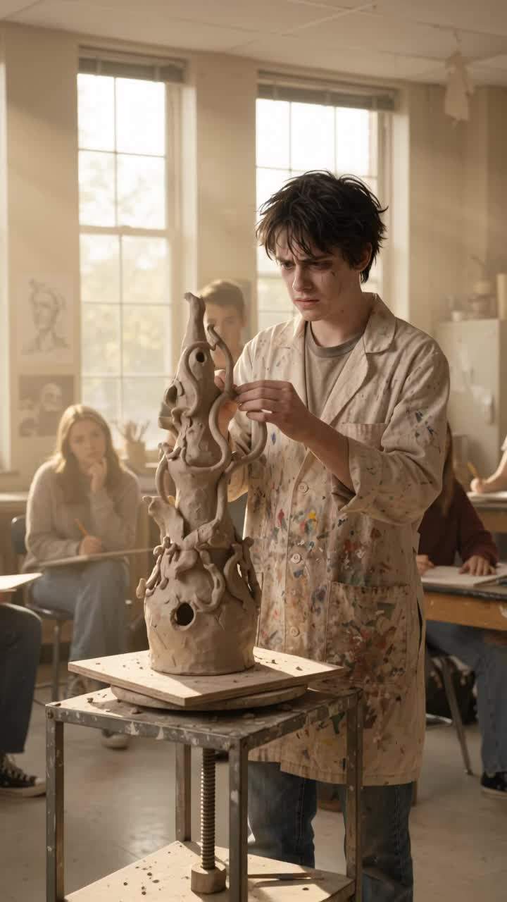 The day my sculpture shattered on the art room floor.