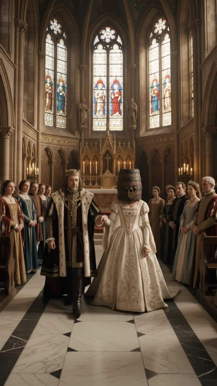 Royal Wedding Shattered: Groom's Scream Unveils Ancient Secret at Altar, Reveals Hidden Truth of Mysterious Bride.