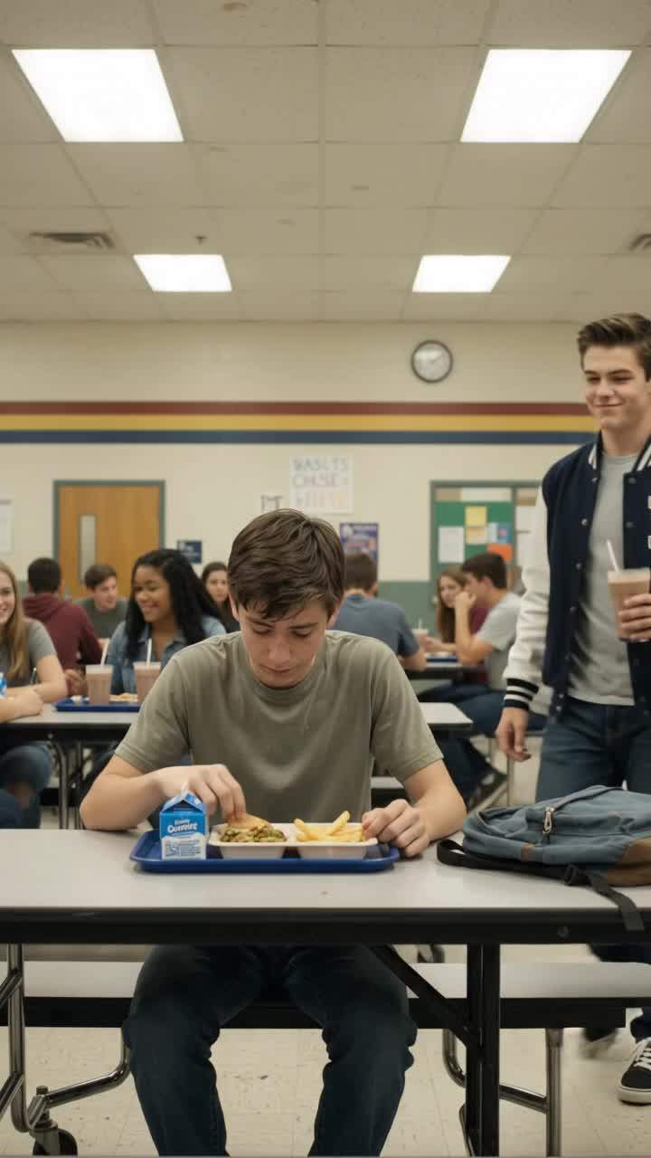 The cafeteria milkshake moment that still makes me cringe.