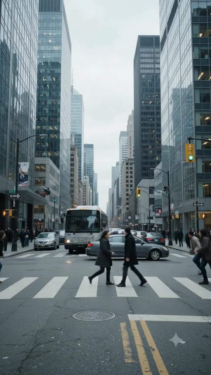 City Street Disaster: Mysterious Protector Plunges From Sky, Halts Runaway Bus With Bare Hands! Unexplainable Event Caught On Camera!