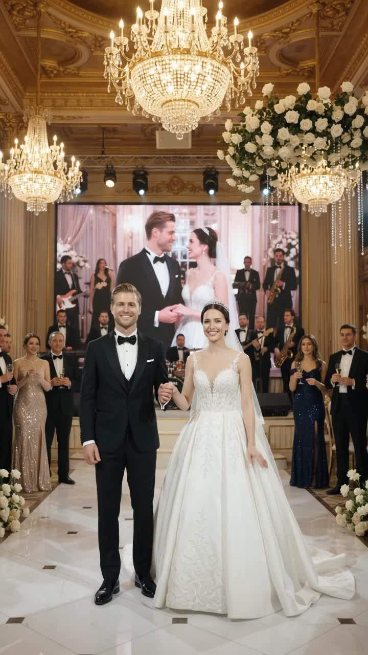 Billionaire Wedding Explodes: Groom's Secret Corporate Betrayal Unveiled on Live Screen, Threatening Family Empire!