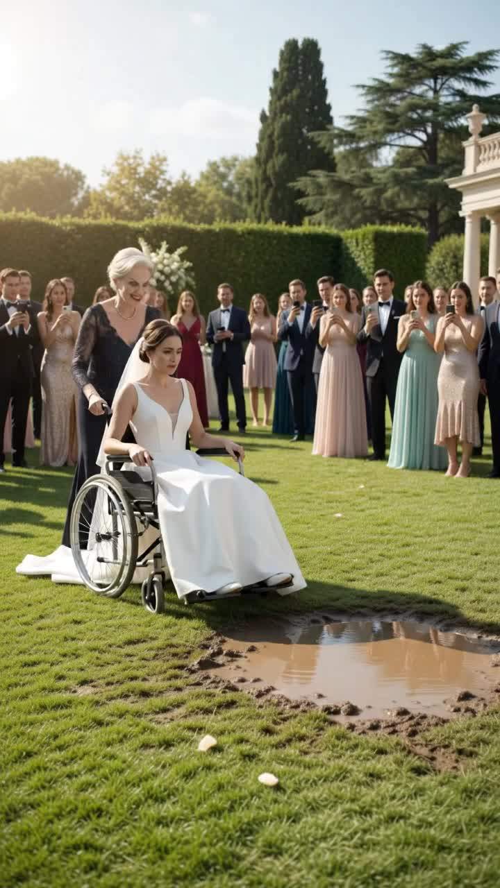 The Wheelchair Bride Stood Up: Unmasking a Treacherous Wedding Drama and Unleashing a Vicious Revenge Plot.