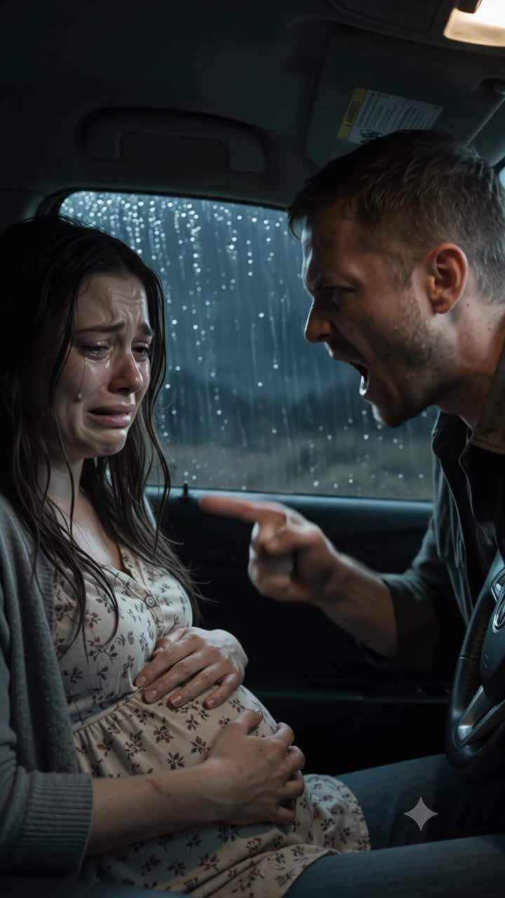 Midnight Abandonment: Pregnant Wife’s Desperate Fight for Survival After Husband's Shocking Act and Dark Secret Unveiled.