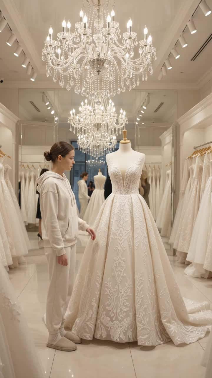 Luxury Bridal Saleswoman Drenches 
