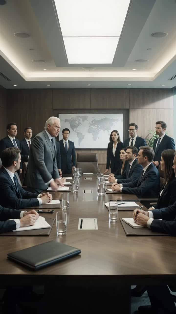 Fired CEO's Chilling Smile EXPOSES Decades of Corporate Betrayal in Shocking Boardroom Drama.