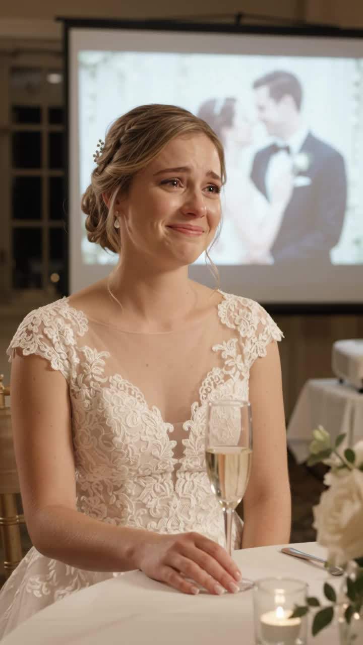 My wedding day shattered as his secret affair video played for 300 stunned guests.