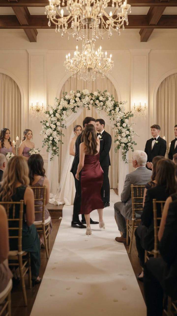 Bride's Cryptic Whisper After Ex's Slap Unleashes Shocking Family Secrets at Luxury Wedding