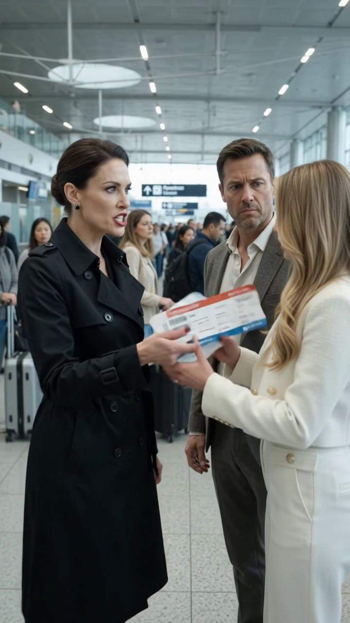 Airport Shocker: Executive’s Luxe Escape Shattered by Wife’s Corporate Espionage Sting, Leading to Public Arrest!