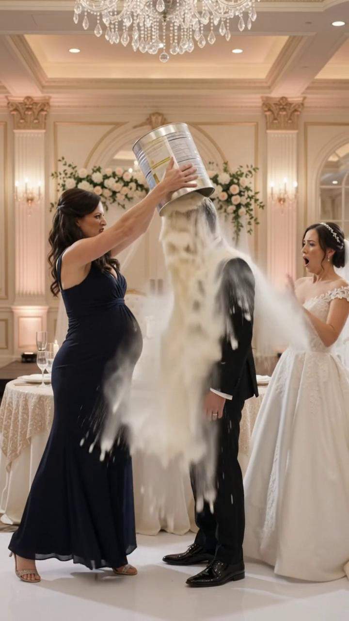 Wedding Scandal: Pregnant Mistress Dumps Baby Formula on Billionaire Groom, Revealing Twisted Family Secret
