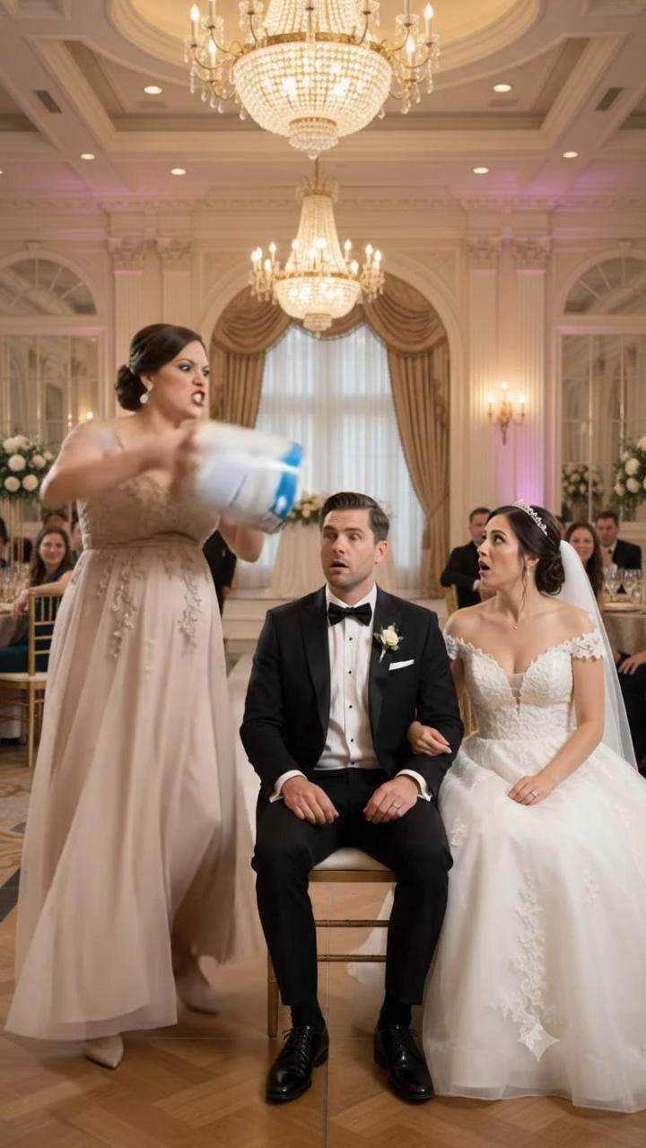 WEDDING SCANDAL: Pregnant Woman Unleashes Corporate Betrayal on Groom's Tuxedo, Shattering Family Secrets, High Society Drama.