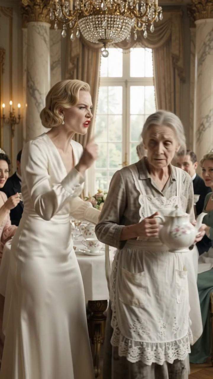 Elite Family Drama: Husband's Rage Unveils Wife's Secret Shame at Lavish Tea Party Scandal