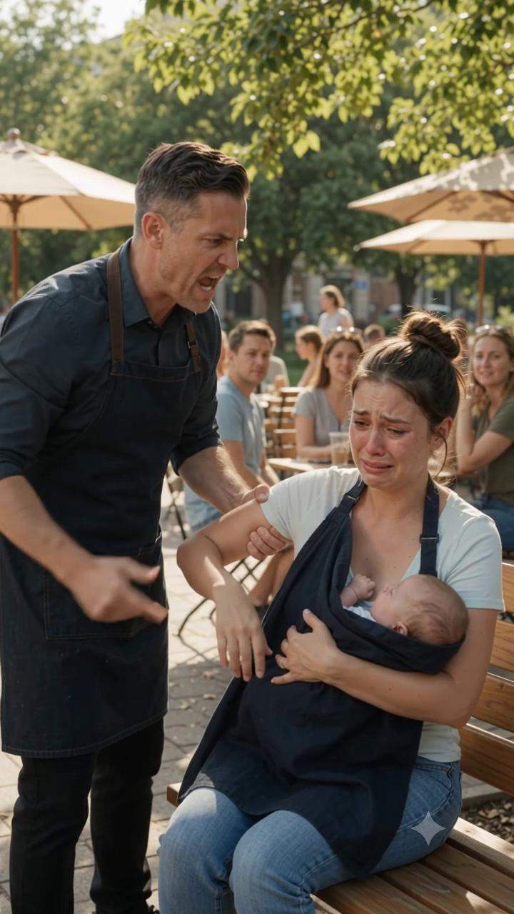 Cafe Manager Publicly Shames Mother, But Her OWN Secret Battle Reveals Shocking Corporate Truth Behind Viral Cafe Scandal Over Public Breastfeeding.