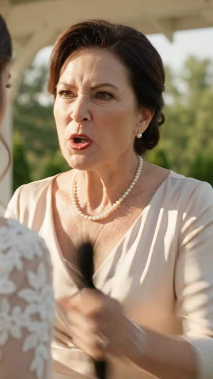 Mother-in-Law's Desperate Mic Grab Reveals Shocking Identity Secret at Million-Dollar Wedding, Halting Ceremony and Sparking Inheritance Drama