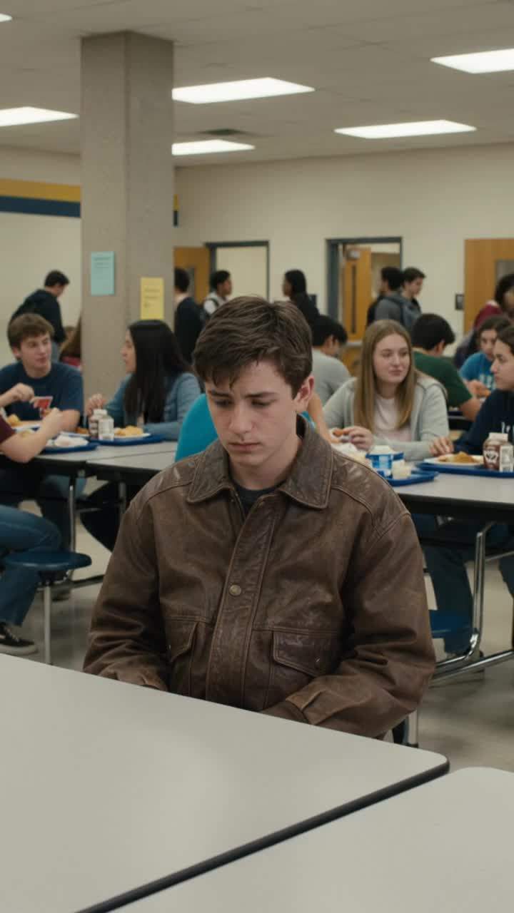 I should have known not to wear my brother's oversized vintage leather jacket to the Westbridge High cafeteria the day the tray slid across the floor.
