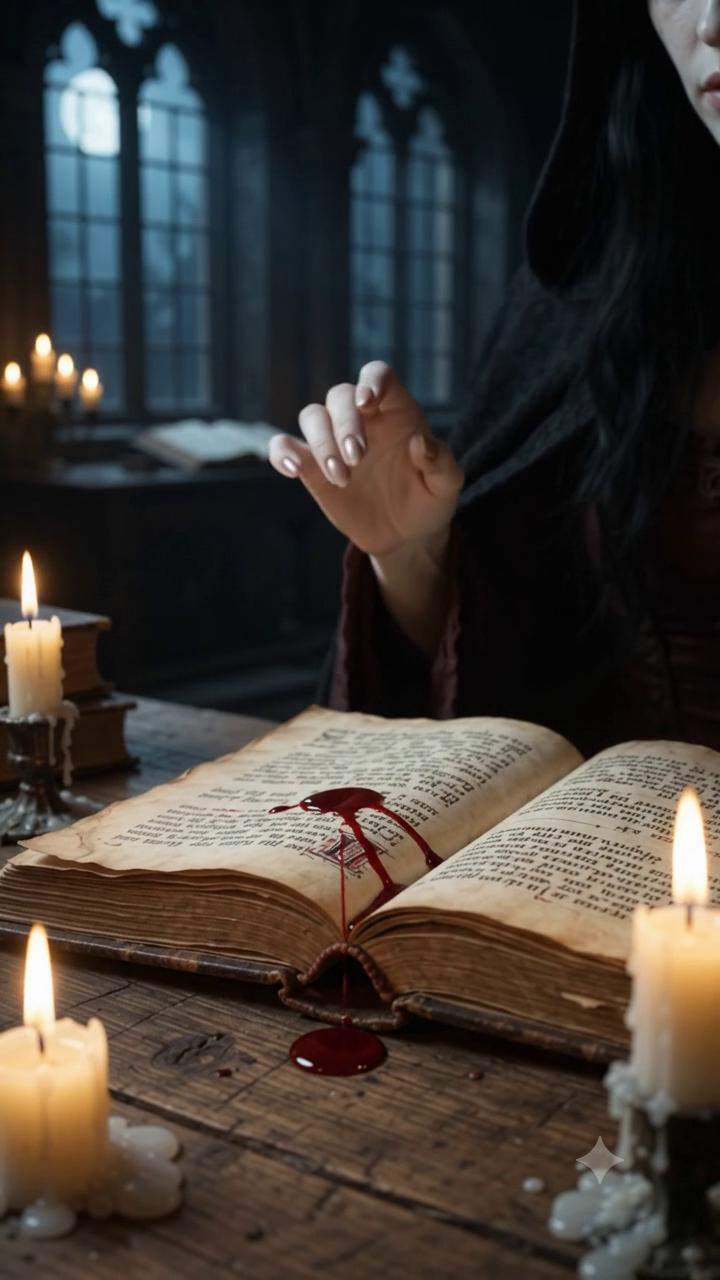 Ancient Blood Curse Reveals Chilling Prophecy: Scholar's Own Name Written in Forbidden Lore!