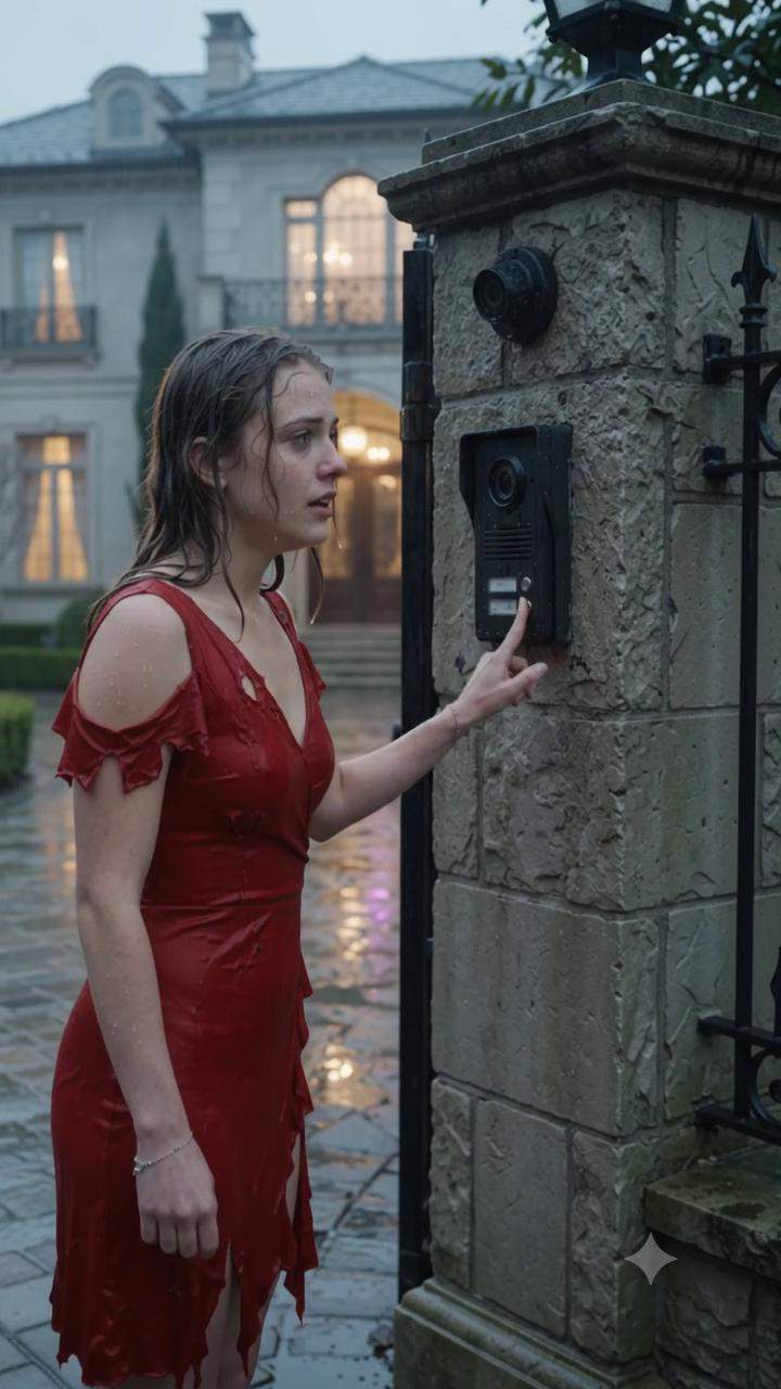 Rejected at the Mansion Gate, Her One Line to the Front Camera Revealed a Decades-Old Family Secret.