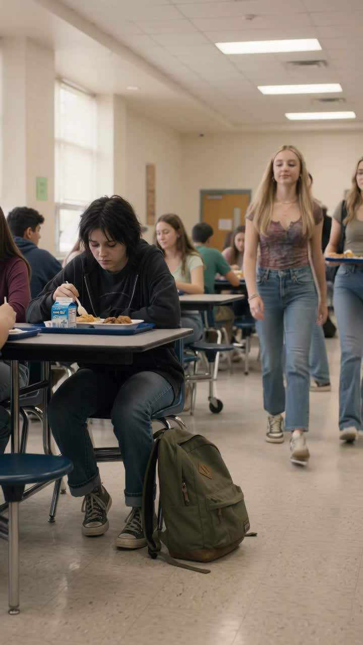 I still remember my backpack opening on the cafeteria floor.