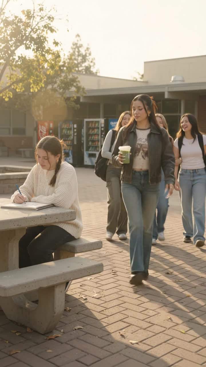 I still wear oversized hoodies because of what Jessica did with my iced matcha in the senior courtyard.