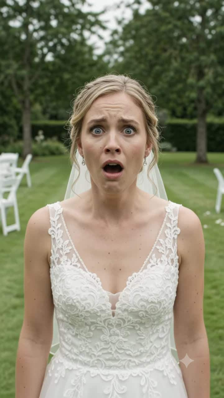 During our outdoor wedding in Ohio, my sister crashed her car directly into the altar.