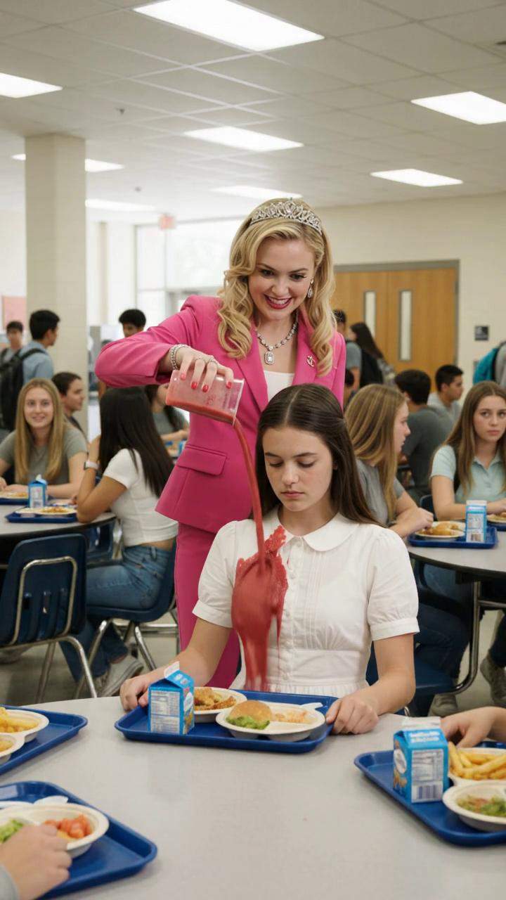 High School Bully's Smoothie Attack BACKFIRES Live: Quiet Girl's SECRET PROJECT Shocks Entire Cafeteria!