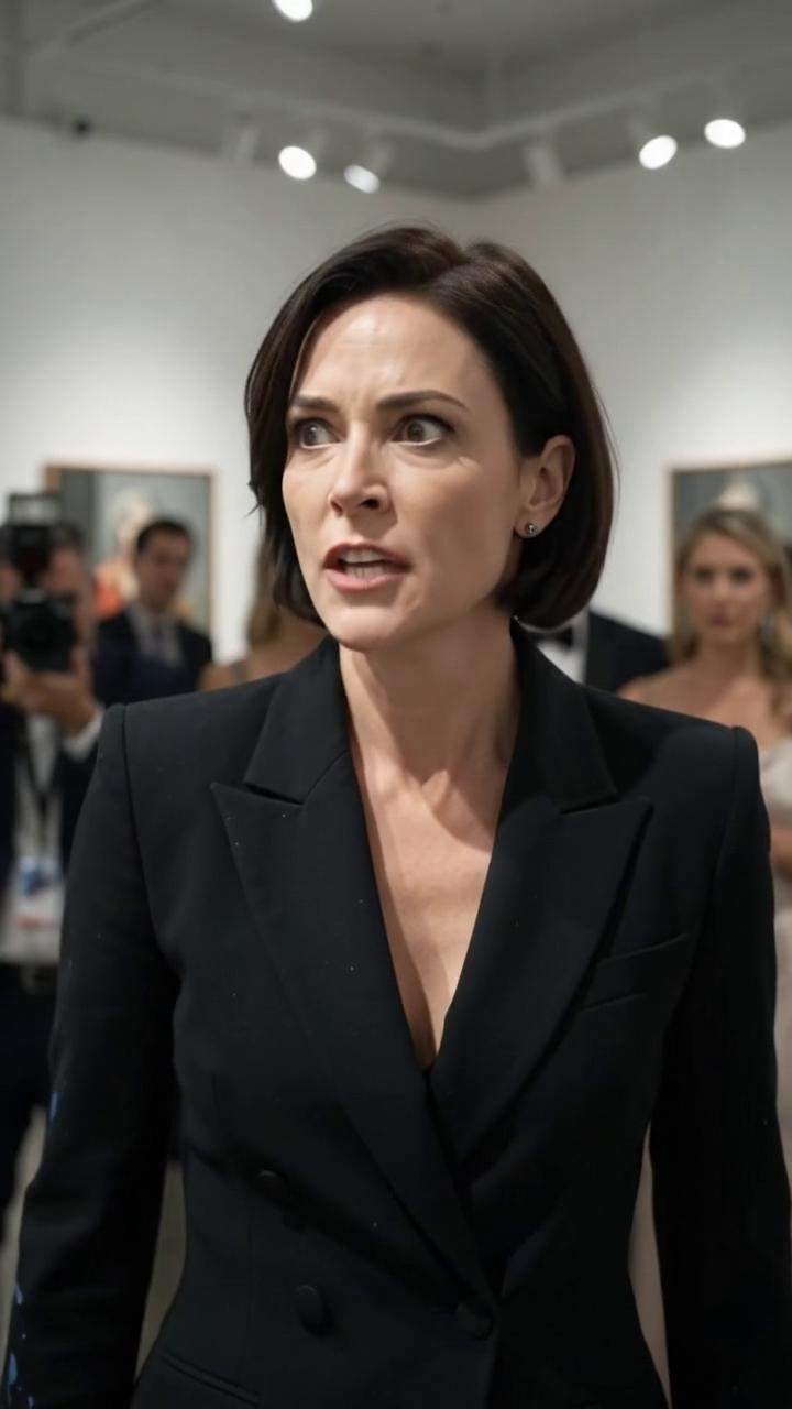 Wife's Shocking Paint Attack Reveals Multi-Million Dollar Art Forgery Scandal at Gallery Unveiling