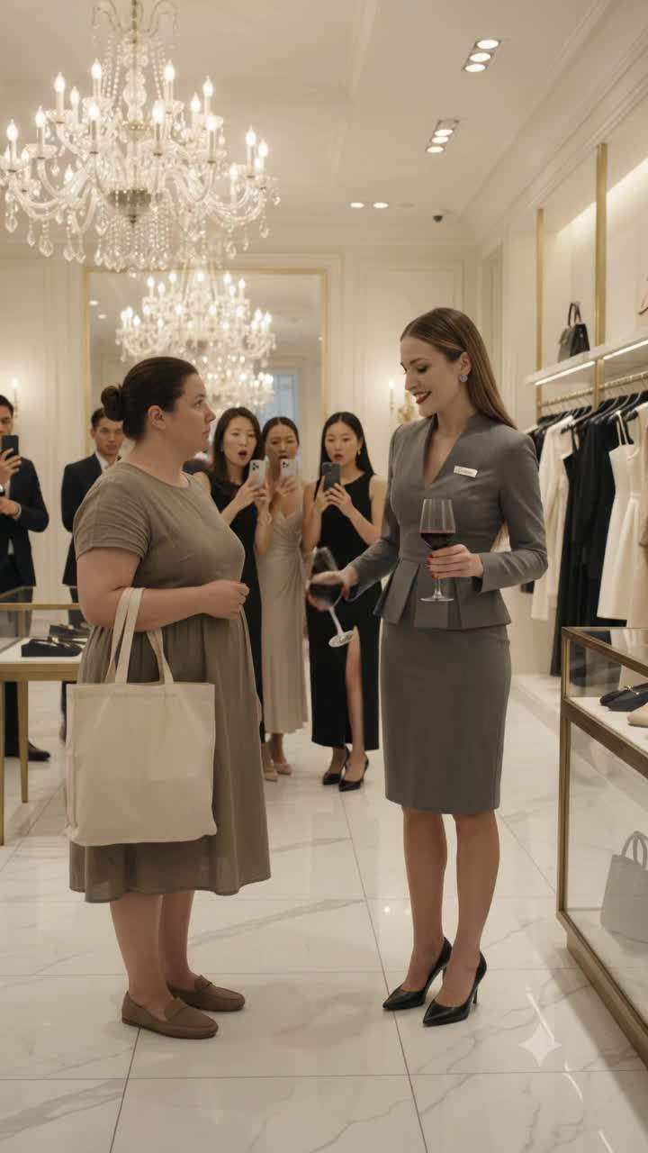 Paris Luxury Boutique Manager's Arrogance Backfires Spectacularly: Her Single Phone Call Obliterates His Fashion Career.