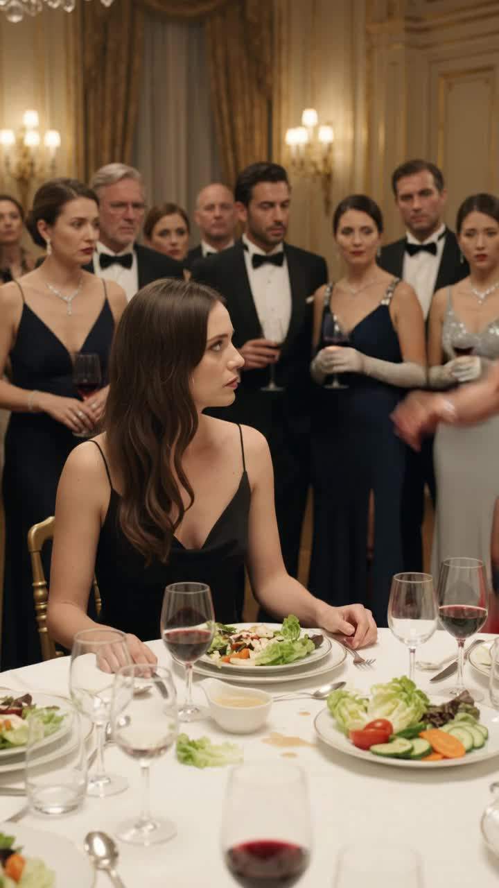 She Was Publicly Humiliated At An Elite Charity Gala... Until Her Quiet Reply Caused A Stunned Reversal.