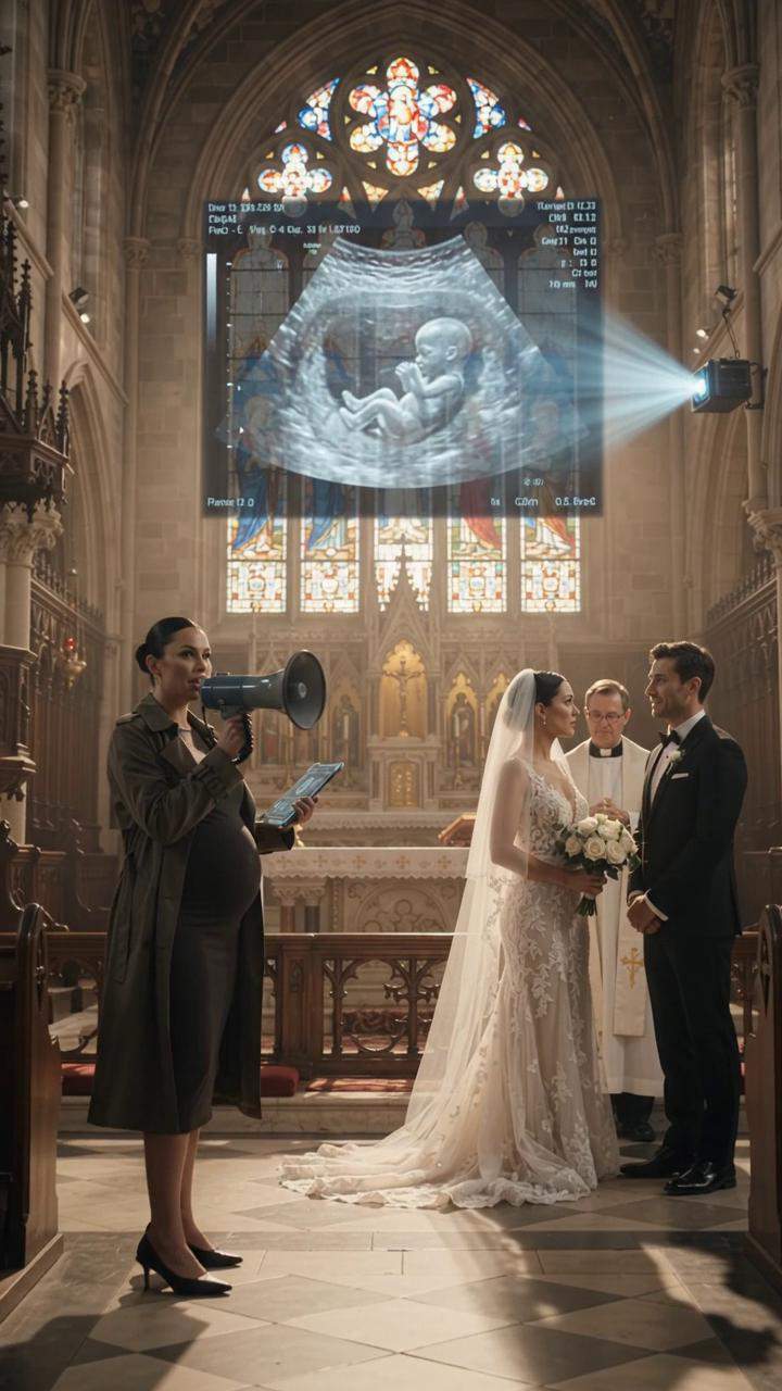 Cathedral Chaos: Millionaire Groom's Secret Ultrasound Exposed, But The Bride's Slap Hides a Darker, Political Truth!