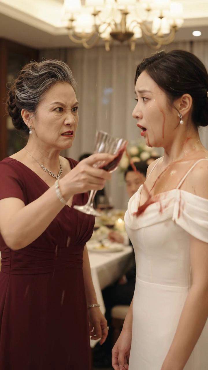 Wine Splash Sparks Family Betrayal at Anniversary Dinner: Matriarch's Rage Unveils Shocking Corporate Scandal and Legal Twist