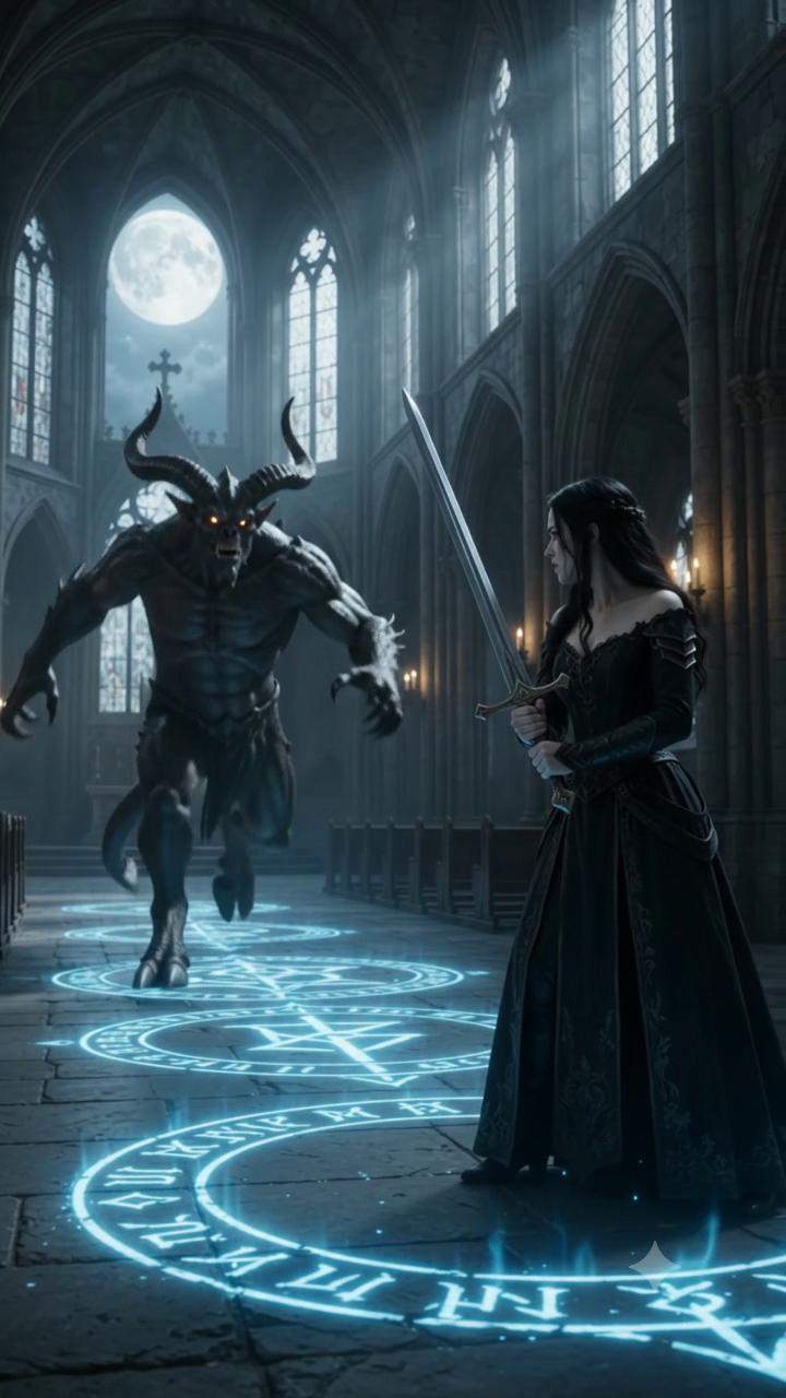 Betrayed Queen's Shocking Return: Ancient Demon Reveals Her True Identity in Moonlit Cathedral! #FantasyTwist #LostRoyalty #DarkSecrets