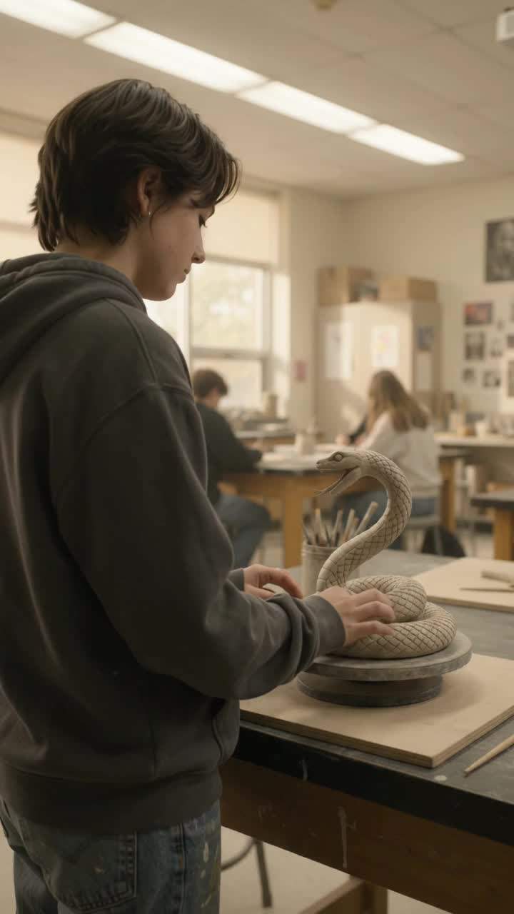 She smashed my ceramic sculpture in art class, and I still feel the clay dust.