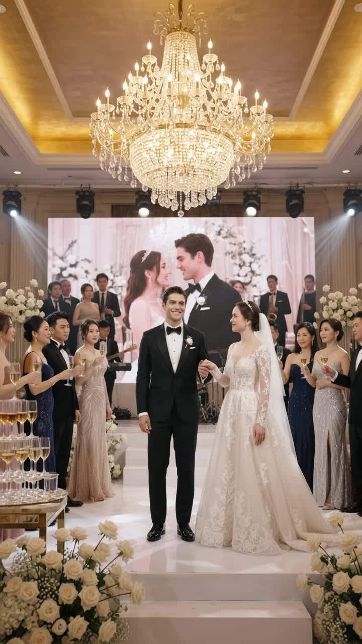 Billionaire Wedding EXPLODES: Secret Past of 'Groom' Exposed on Screen, Sending Shockwaves Through Elite Society!
