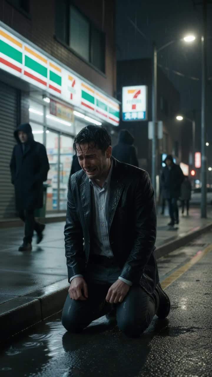 Homeless Man's Rain-Soaked Encounter: A Red String Unlocks a Decades-Old Family Mystery and Emotional Twist