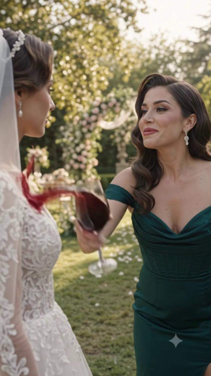 Uninvited Ex-Girlfriend's Wine Attack Exposes Bride's SHOCKING Wedding Secret!