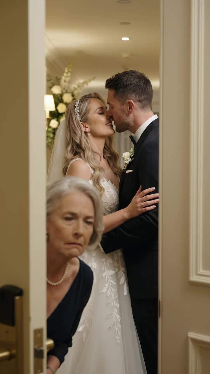 Wedding Day Shocker: Mother Catches Bride Kissing Another Man, But The Groom's Secret Plan Changes Everything