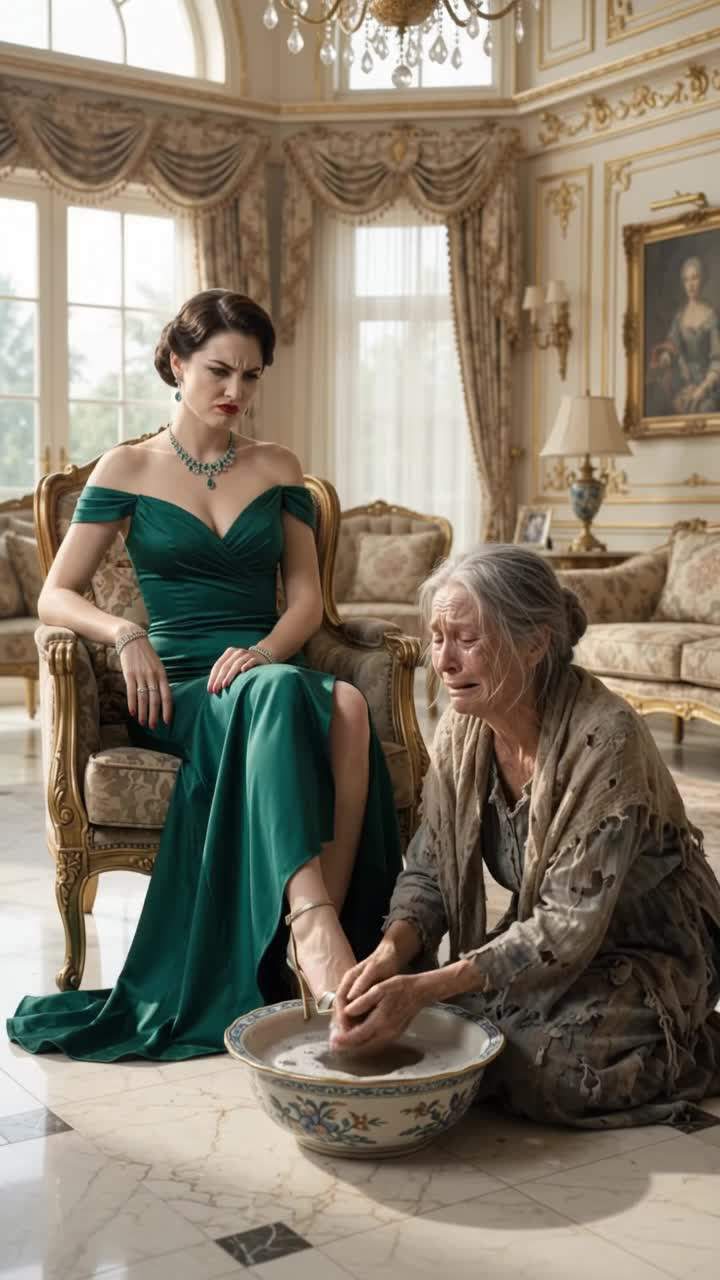 Millionaire's Wife Forced Mother-in-Law to Drink Her Filthy Bathwater: The Hidden Family Inheritance That Ignited a Shocking Betrayal.