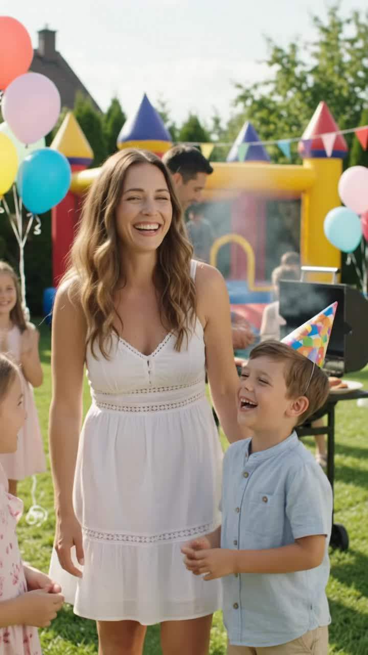 I discovered my husband's other family at our son's birthday party, and they were all there.