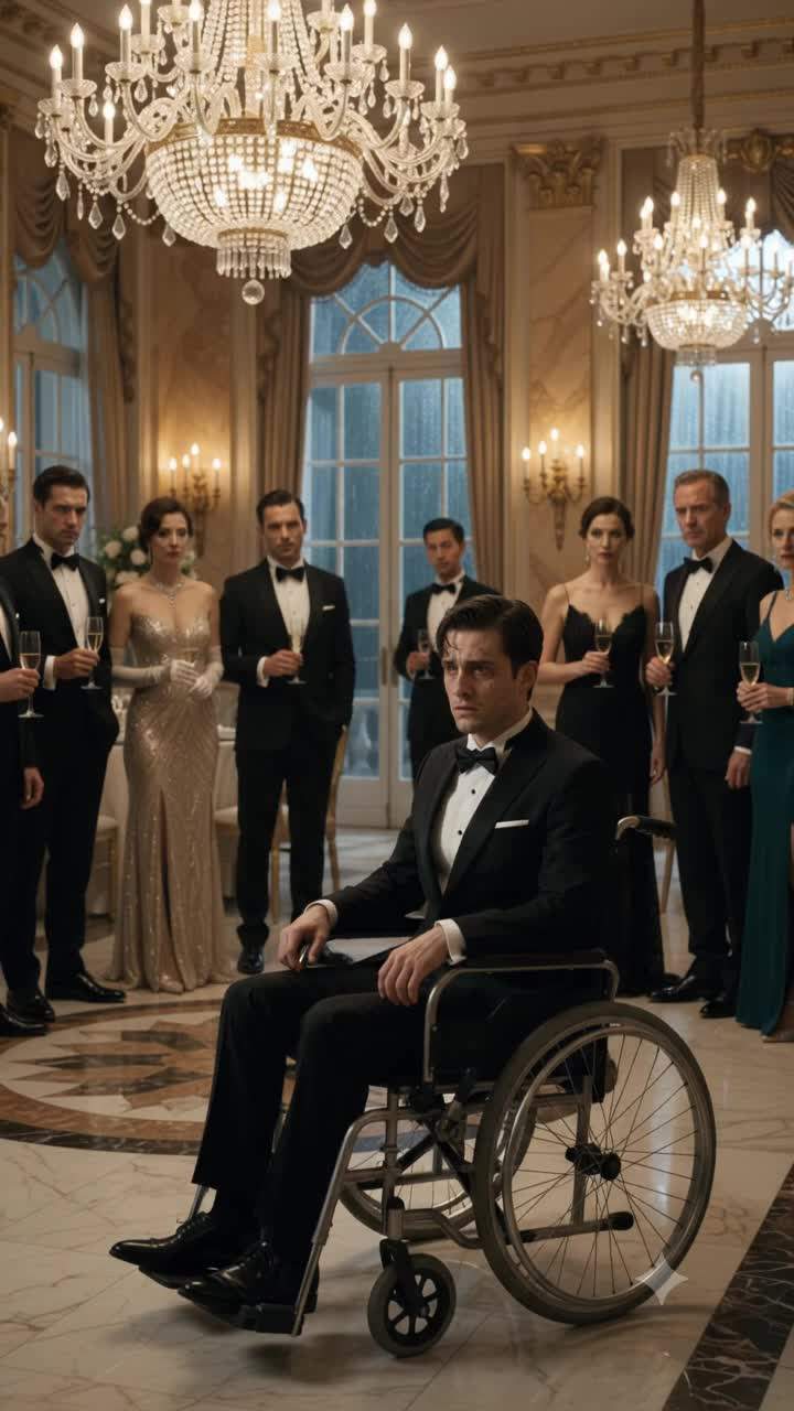 Billionaire Family Gala Stunned: Ragged Stranger Claims Paralytic Cure, Sparking Shocking Reveal About Heiress's Past.