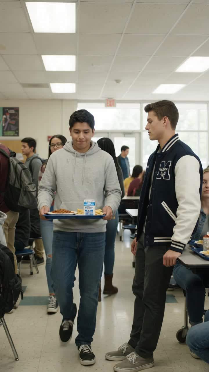 My Friday lunch ended up on my shirt, not my tray.