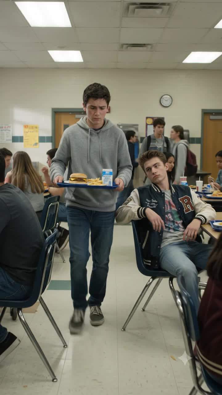 I still remember the sound of my lunch tray hitting the cafeteria floor.