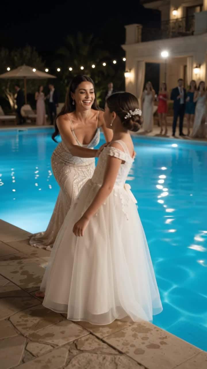 Billionaire's Secret Daughter Revealed: Socialite Scion Plunged Into Pool As Family Dynasty Crumbles At Villa Party!