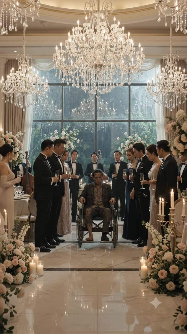 Ragged Boy CRASHES Billionaire Wedding, Claims He Can CURE Paralyzed Daughter – Family’s Dark Secret EXPOSED?