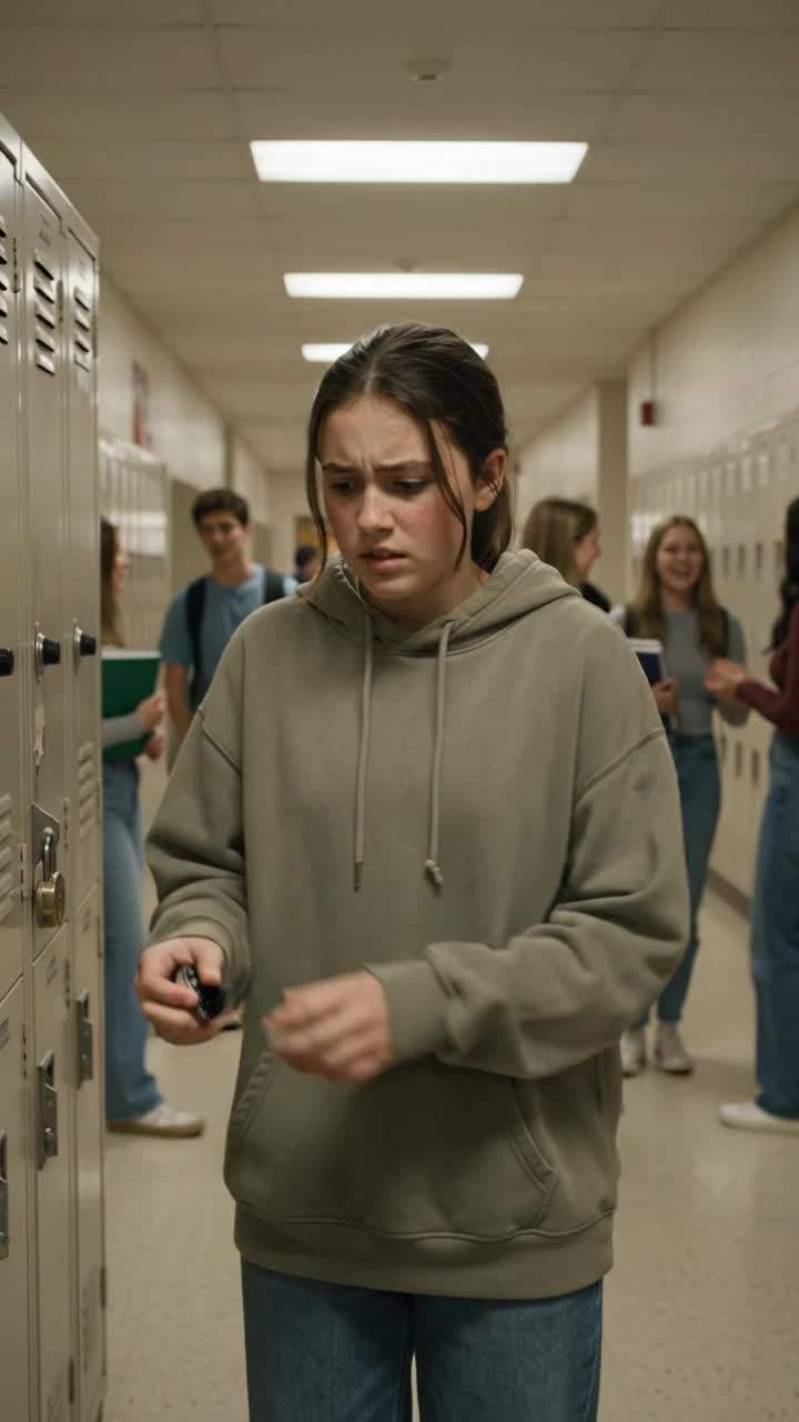 I still cringe remembering my locker exploding in front of everyone.