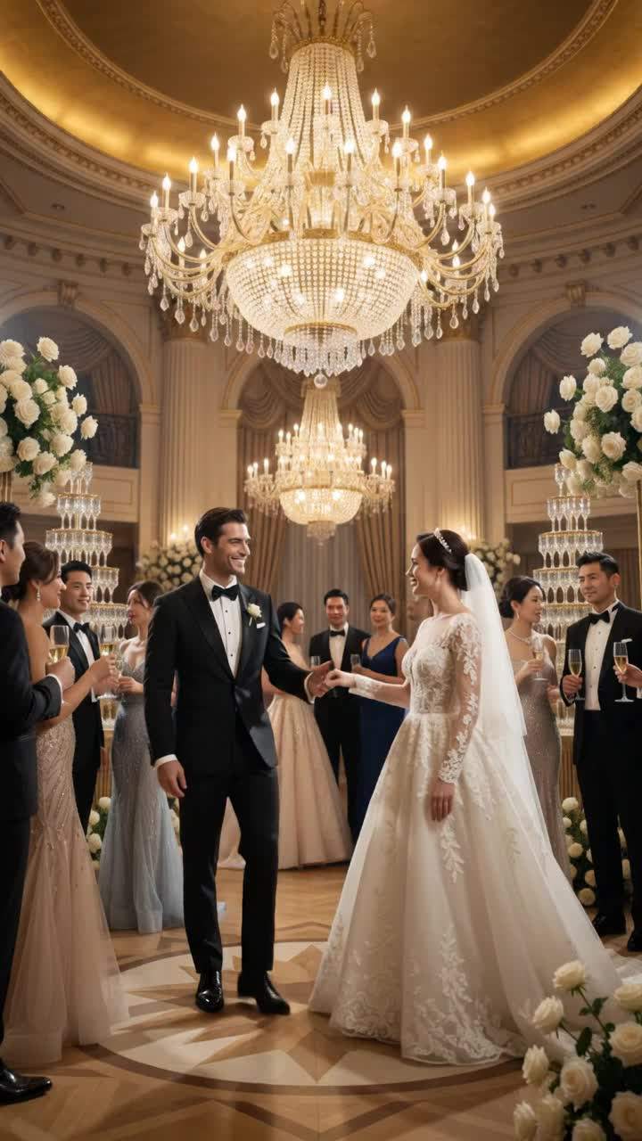 Billionaire Groom's Wedding Scandal Erupts: Live Screen Exposes Corporate Fraud Plot, Not Just Cheating.