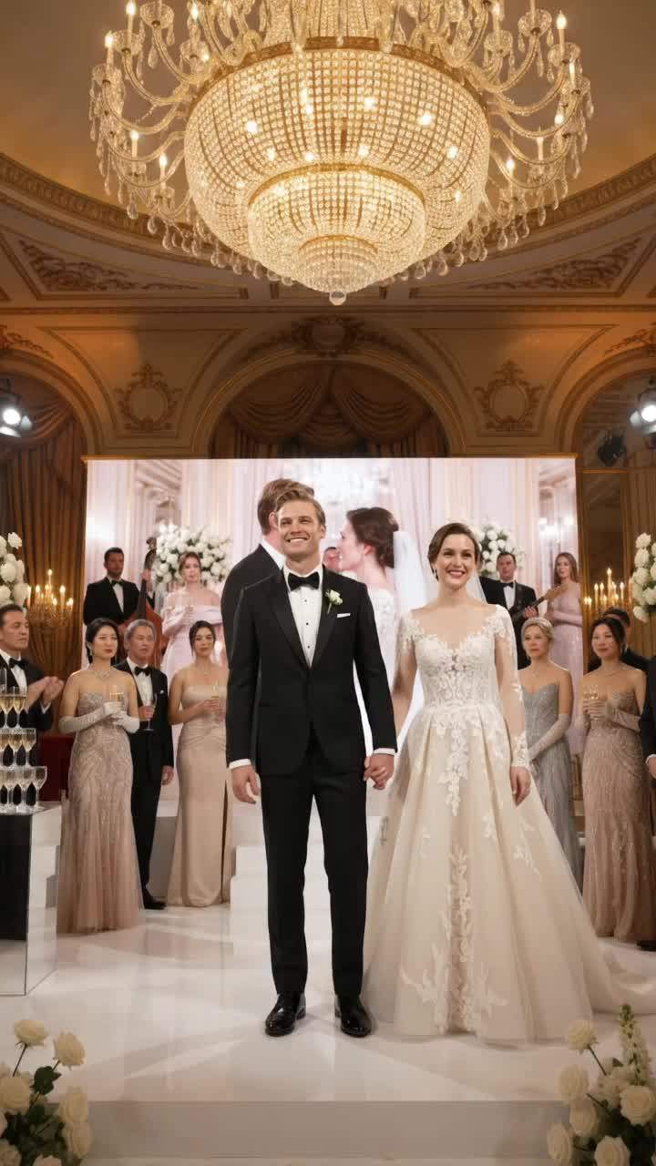 Billionaire Wedding Explodes: Elite Groom's Shocking Corporate Betrayal Exposed Live on Screen, Rocking High Society!